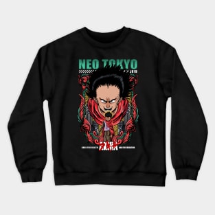 Akira Neo Tokyo Tetsuo Character Anime 1988 Crewneck Sweatshirt